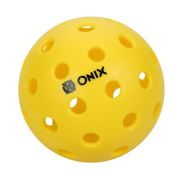 ONIX Pure 2 Outdoor pickleball balls 6 pack or 100-Pack - Yellow pickleball outdoor balls 