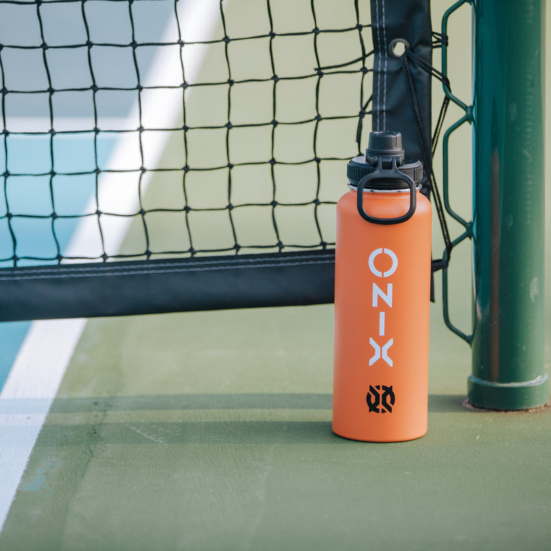 ONIX Pickleball Stainless Steel Water bottle Double Wall Front View 