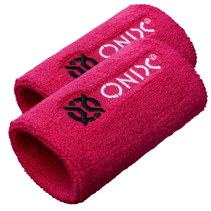 Pink ONIX Sweat Absorption Wristband - pickleball equipment